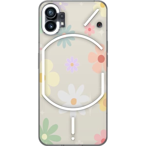 Mobilskal till Nothing Phone (1) med fejdande blommor