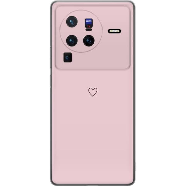 Mobilcover til vivo X80 Pro med Lille Hjerte