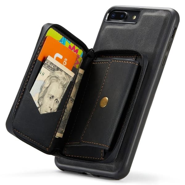 JEEHOOD Mobilskal till iPhone 7 Plus/8 Plus 2-i-1 Svart