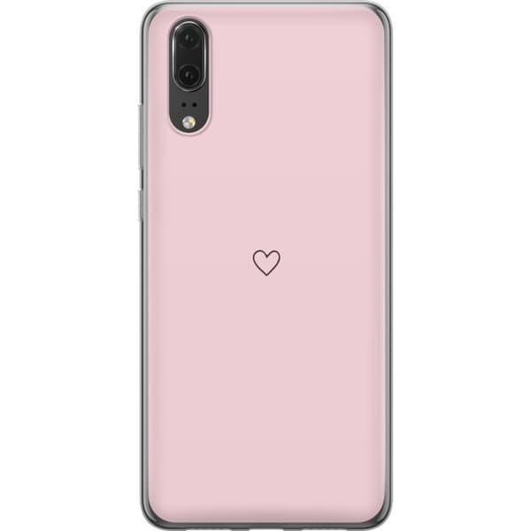 Mobilcover til Huawei P20 med Lille Hjerte