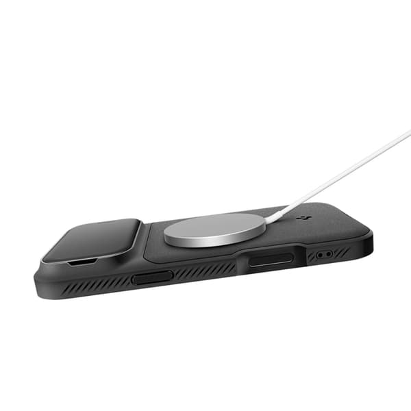 Spigen Mobilcover til iPhone 17 Pro Max MagSafe Optik Armor - Sort Svart