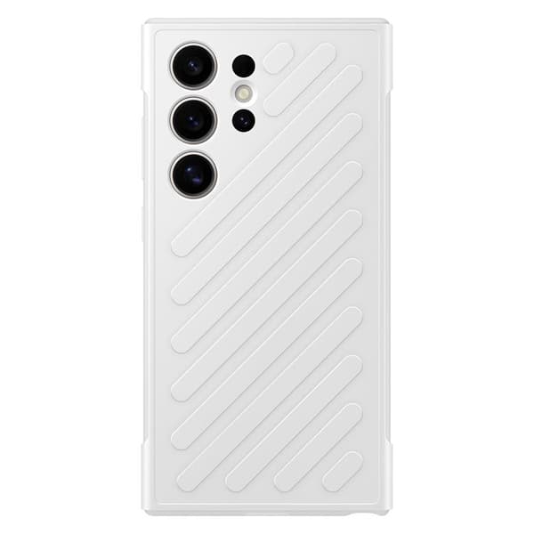 Mobilskal till Samsung Galaxy S24 Ultra Shield Armored - Ljusgrå Grå