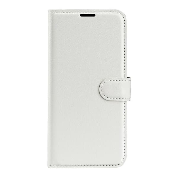 Litchi Samsung Galaxy S26 Plånboksfodral Konstläder Stötbeständig - Vit