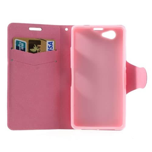 Pungeetui til Sony Xperia Z1 Compact (Rosa) Pink