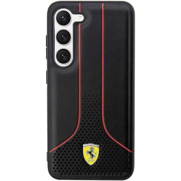 Ferrari Galaxy S23 Plus Skal Perforated 296 P - Sort