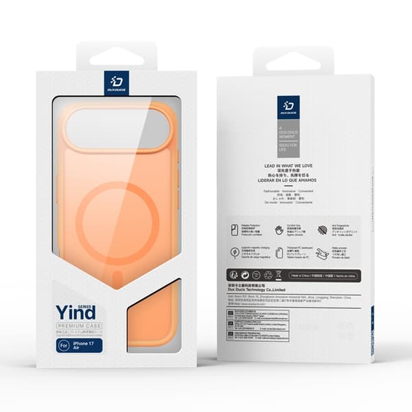 Dux Ducis Mobilskal till iPhone Air MagSafe Yind - Orange Orange