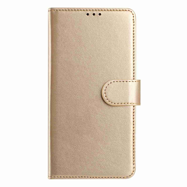 OnePlus 15 5G Plånboksfodral Folio Flip Konstläder Guld