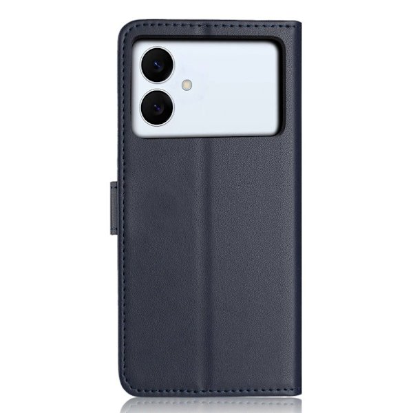 Samsung Galaxy S26 Edge Plånboksfodral Konstläder Ställ - Blå