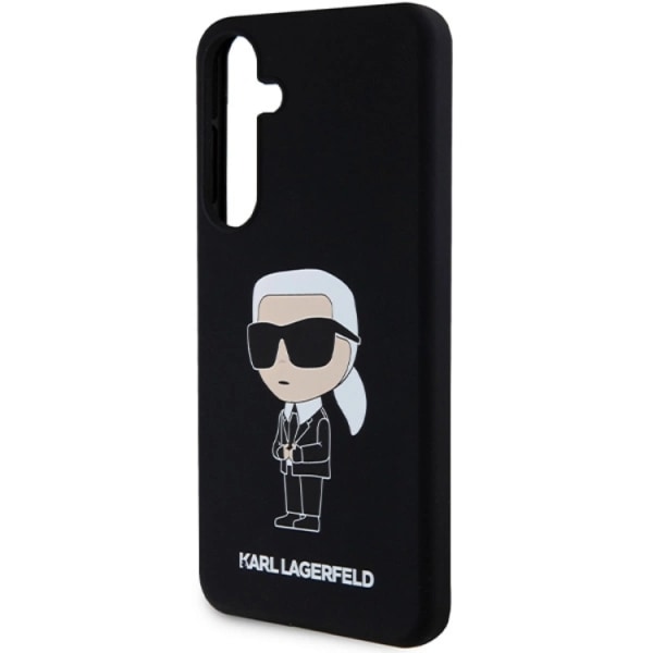 Karl Lagerfeld Galaxy S24 Plus matkapuhelinsuoja silikoni-ikoninen - musta
