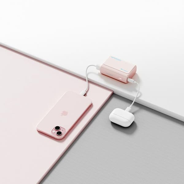 Cuktech Powerbank 10000 mAh 30W USB-C USB-A CP13 - Rosa
