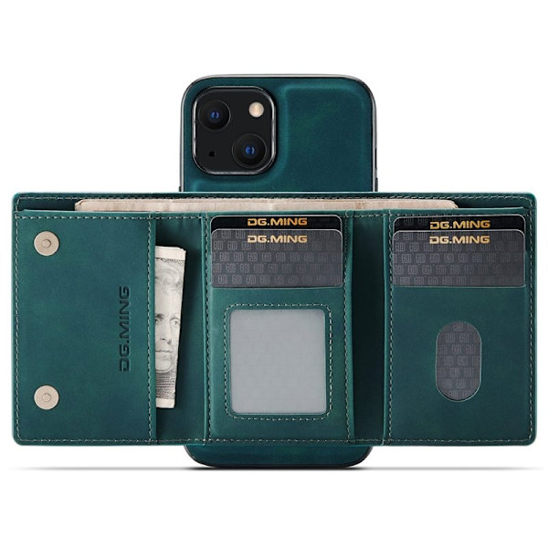DG.MING M1 Series Mobilskal till iPhone 14 Plus 2-i-1 Grön