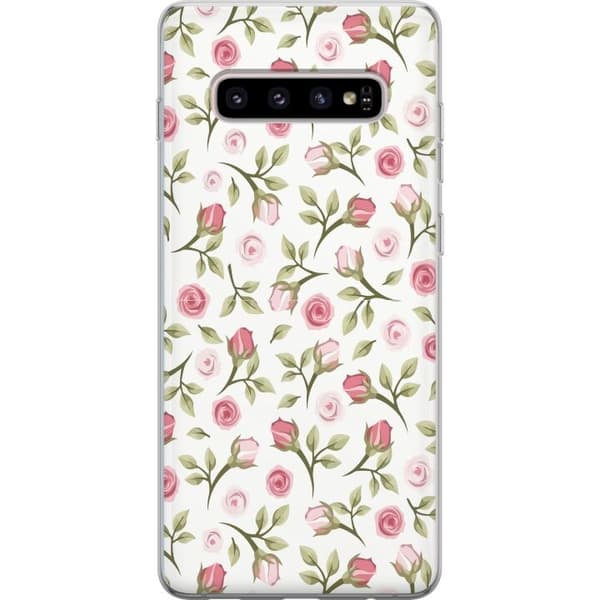 Mobilskal till Samsung Galaxy S10+ med Blommigt