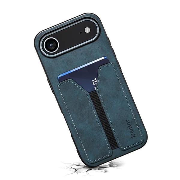 DENIOR Mobilskal till iPhone Air Elastic Korthållare - Blå Blå
