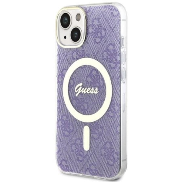 Guess iPhone 14 Mobilcover MagSafe 4G - Lilla