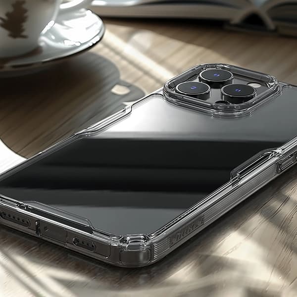 Nillkin Mobilskal till iPhone 16 Pro Nature Pro - Transparent/Vit Transparent