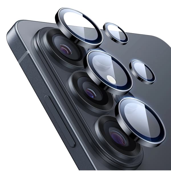 [2-pakke] ESR objektivdæksel hærdet glas til Galaxy S26 Ultra - sort Svart
