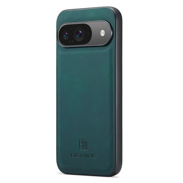 DG.MING Mobilskal till Google Pixel 10 Pro PU Läder Hybrid Grön