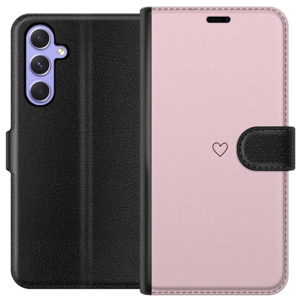 Plånboksfodral till Samsung Galaxy A54 med Litet Hjärta