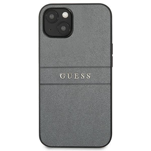 Guess Saffiano Strap Skal iPhone 13 mini - Grå Grey