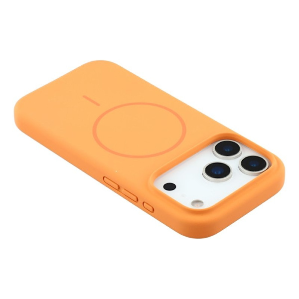 X-LEVEL Mobilskal till iPhone 17 Pro Max MagSafe Liquid Silikon Orange