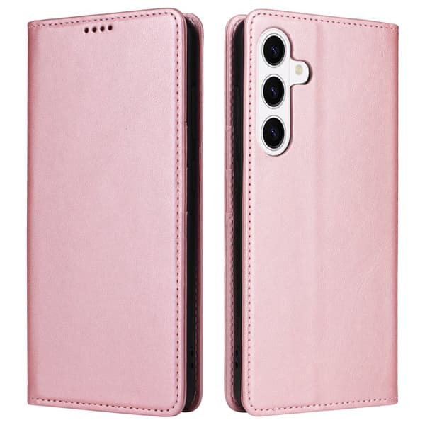 Plånboksfodral för Samsung Galaxy S26 Konstläder RFID - Rosa