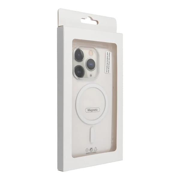 Telefontaske til iPhone 13 Mini MagSafe Drop Glue - Hvid Vit