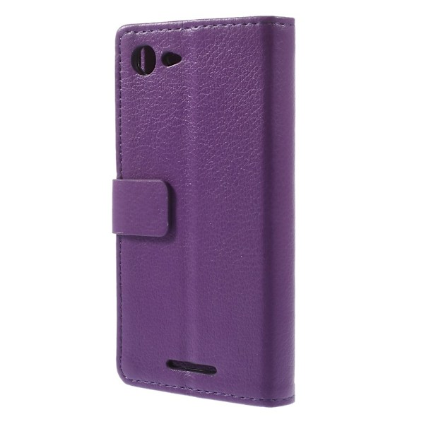 Lychee Plånboksfodral till Sony Xperia E3 - Lila