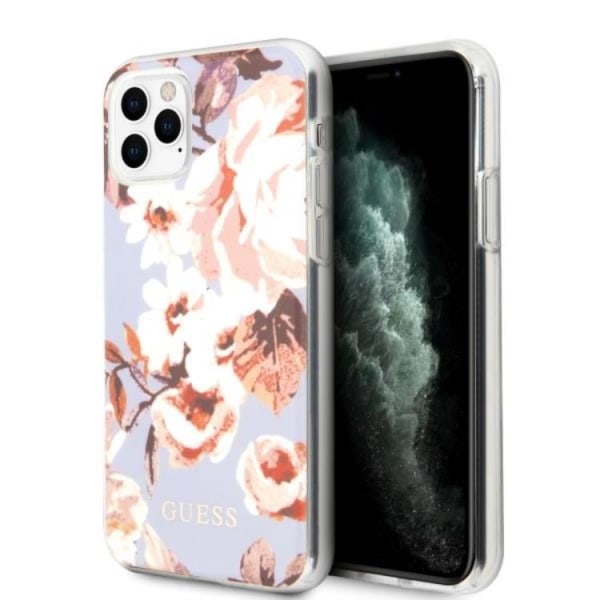 Guess N ° 2 Flower Collection -kuori iPhone 11 Pro Max -puhelimelle - violetti