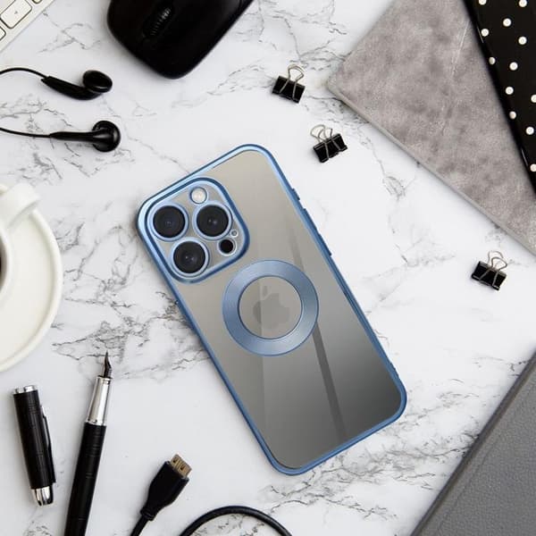 Telefontaske til iPhone 16e Glam - Blå Blå