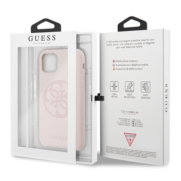 Guess telefonetui til iPhone 11 Pro MagSafe Silicone 4G Tone On Tone