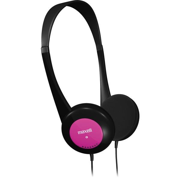Maxell Kids - Hovedtelefoner til børn med kontrolleret lydstyrke, pink Pink