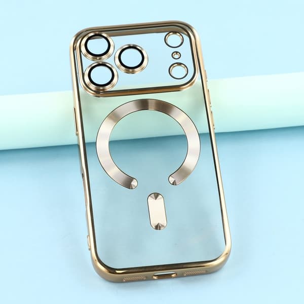 X-LEVEL Mobilskal till iPhone 17 Pro Max MagSafe Full Kamera Skydd Guld