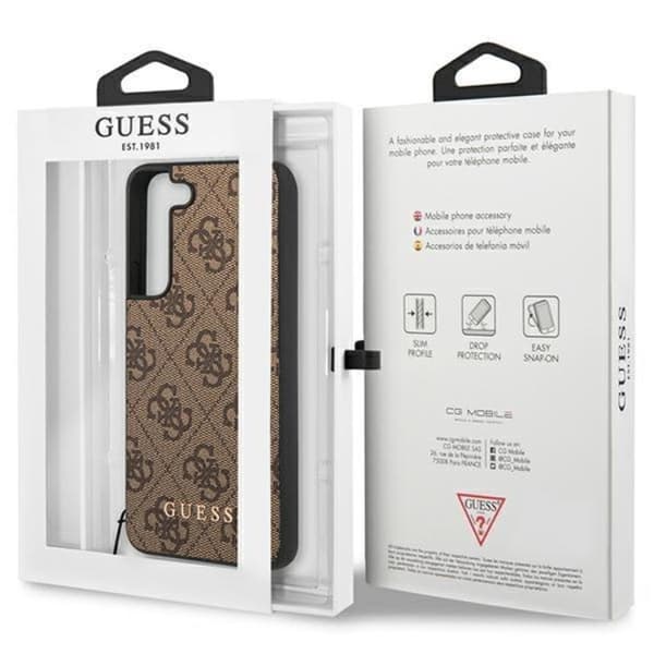 Guess Mobilskal till Galaxy S23 Charms Collection - Brun Brun