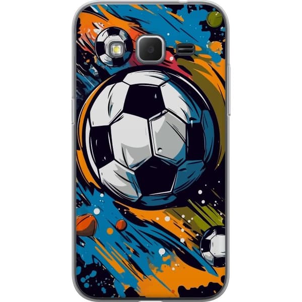 Mobilskal till Samsung Galaxy Core Prime med Fotbollar