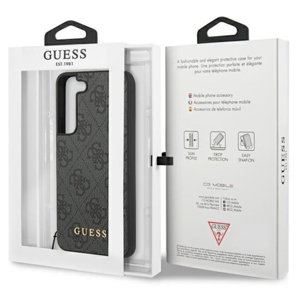 Guess Galaxy S24 Mobilskal Charms Collection - Svart Svart