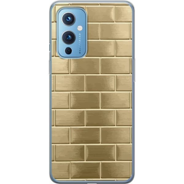 Mobilcover til OnePlus 9 med Gyldne Mursten