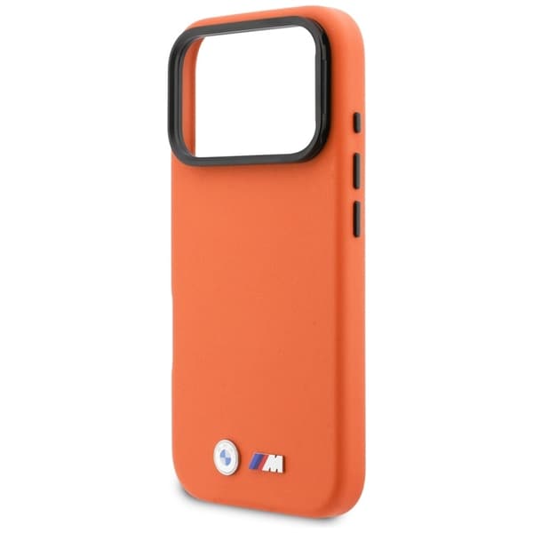 BMW Mobilskal För iPhone 17 Pro Max MagSafe M Sign Metal Logo - Orange Orange