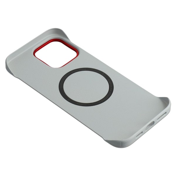 X-LEVEL Mobilskal till iPhone 15 Pro Max Magnetisk PC + Metall Grå