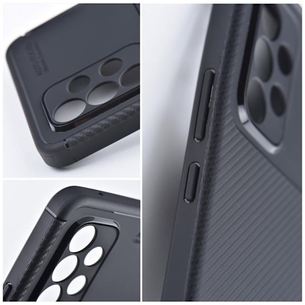 Galaxy S23 FE Mobilskal Carbon Premium - Svart Svart