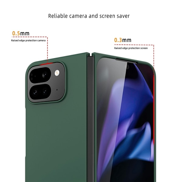 Mobilskal till Google Pixel 10 Pro Fold Skin-Feel Rubberized Röd