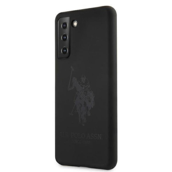 US Polo Silikone On Tone Cover Galaxy S21 - Sort Black
