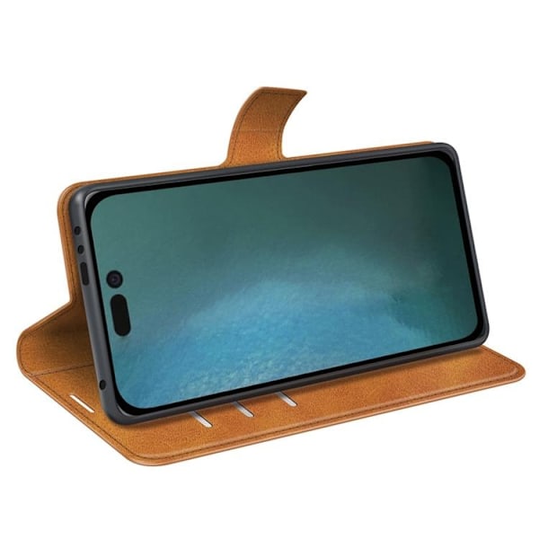 Flip Folio iPhone 14 Pro Plånboksfodral - Gul