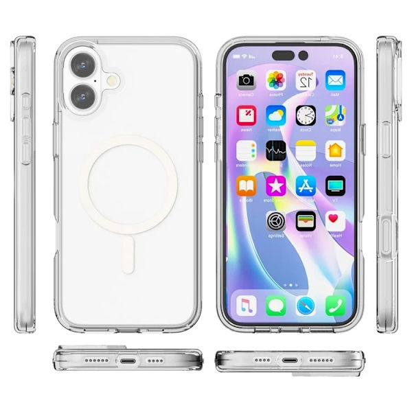 Mobilskal till iPhone 16 MagSafe - Transparent Transparent