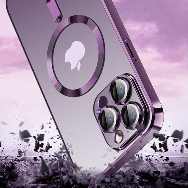 X-LEVEL Mobilskal till iPhone 15 Pro Max TPU MagSafe Lila