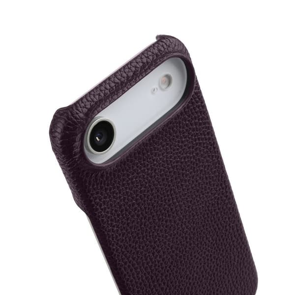 MELKCO Mobilskal till iPhone Air Äkta Läder PC Lila