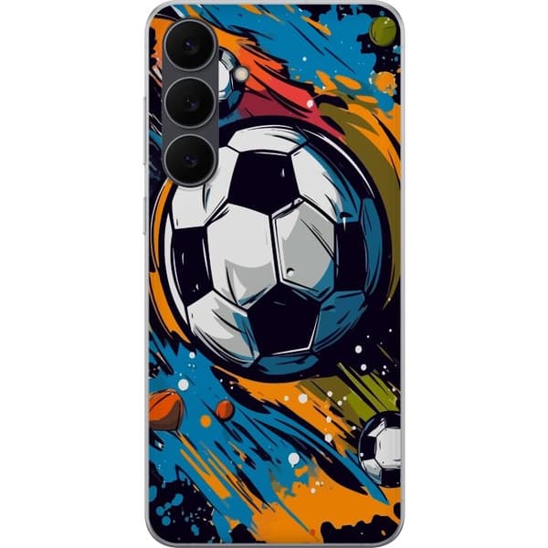 Mobilskal till Samsung Galaxy S25 FE med Fotbollar
