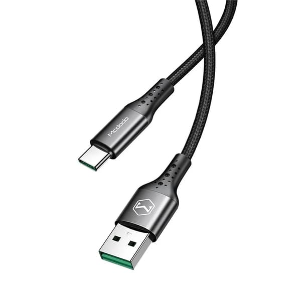 MCDODO USB-A - USB-C 5A Kabel 1.5M - Svart Svart