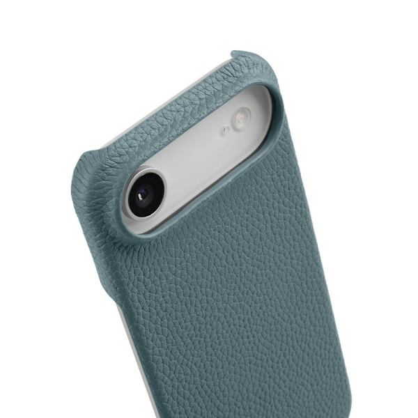 MELKCO Mobilskal till iPhone Air Äkta Läder PC Blå