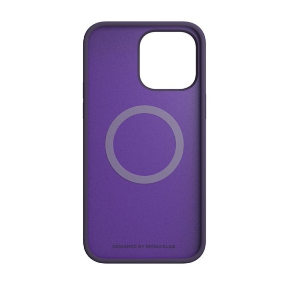 MOMAX iPhone 14 Pro Case Magsafe nestemäinen silikoni - violetti