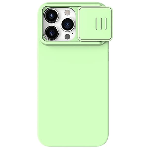 NILLKIN Mobilskal till iPhone 15 Pro med Kamera Lock - Mintgrön